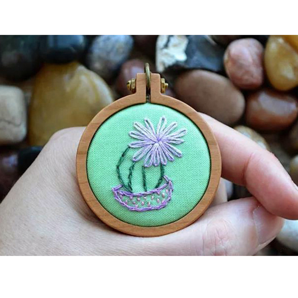 10X DIY Mini Embroidery Hoop Frame - Miniature Embroidery Hoops - DIY Tiny Hoop Kit - Mini Hoop Frame - DIY Necklace Tiny 