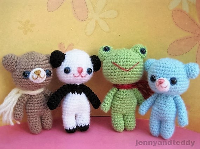 brownie-bear-and-his-friends-free-amigurumi-pattern