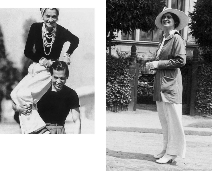 Коко Шанель и Эдвард Артур «Бой» Кэйпел, 1971 год; Габриэль Шанель, 1913 год