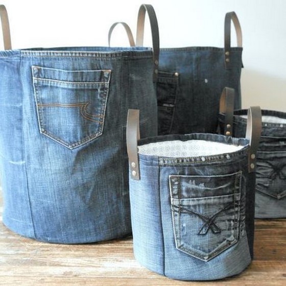 Вторая жизнь старых джинсов – фото идеи, что можно сделать из старых джинс