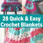 Crochet Blankets Collage