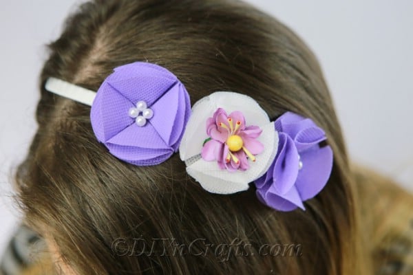 How To Make A Gorgeous Fabric Flower Headband