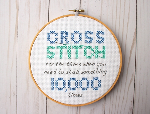 funny cross stitch