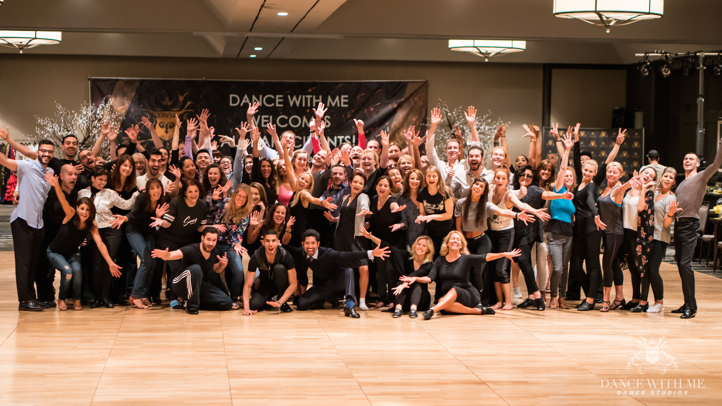 Group shot, dance with me, dance students, dance instructors