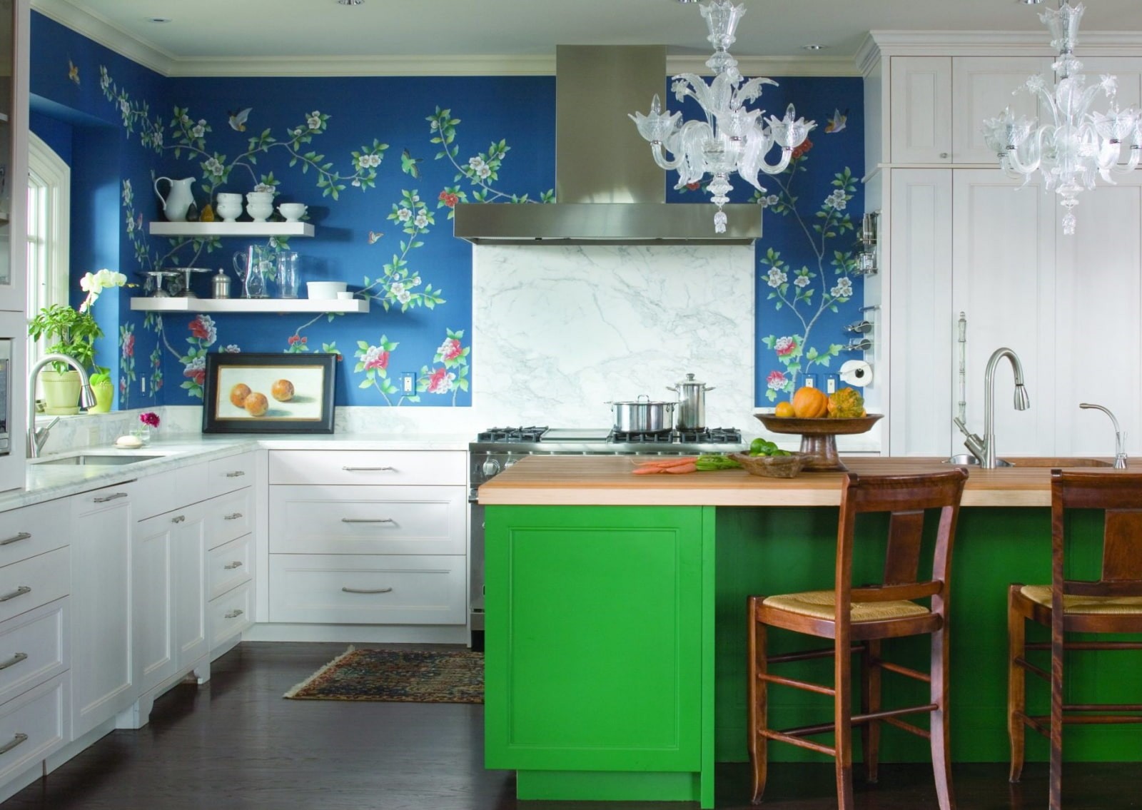 цвет стен на кухне фото декора