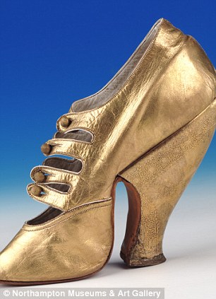 This gold barette shoe designed by Charles Hind in 1889 proves that 5 inch heels have been high in the fashion stakes for generations