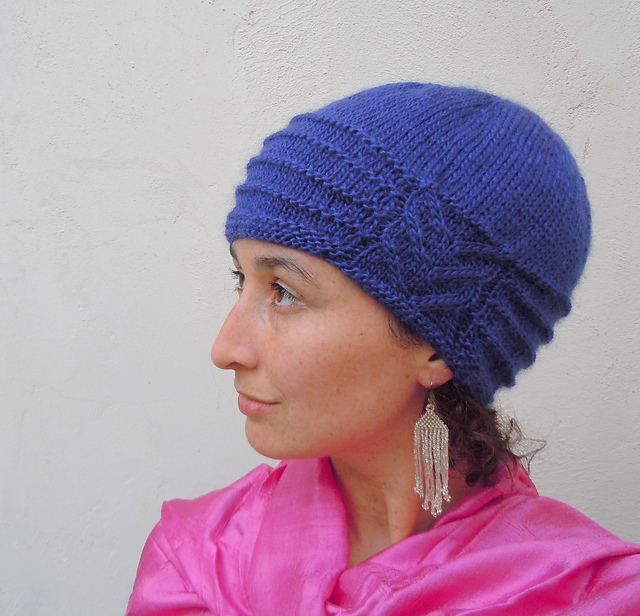 Rosazura Free Cloche Hat Knitting Pattern 