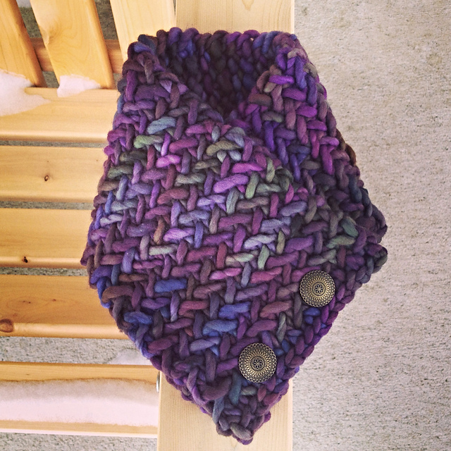 Free knitting pattern for Herringbone Neckwarmer and more neck warmer knitting patterns