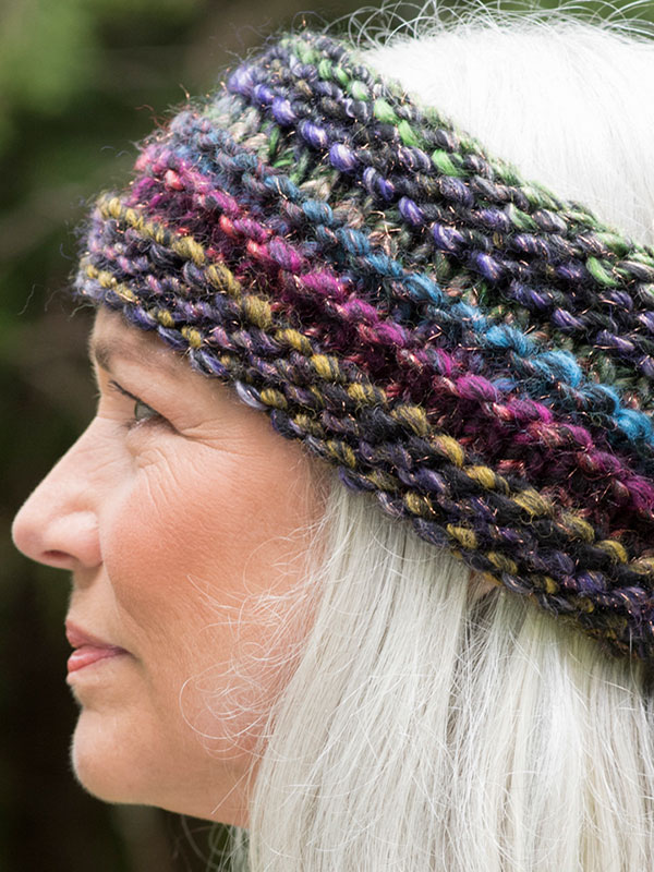 Free Knitting Pattern for Quinoa Headband
