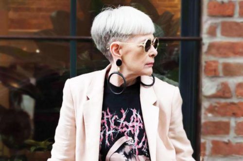 35 Glamorous Bang Hairstyles For Older Women That Will Beat Your Age