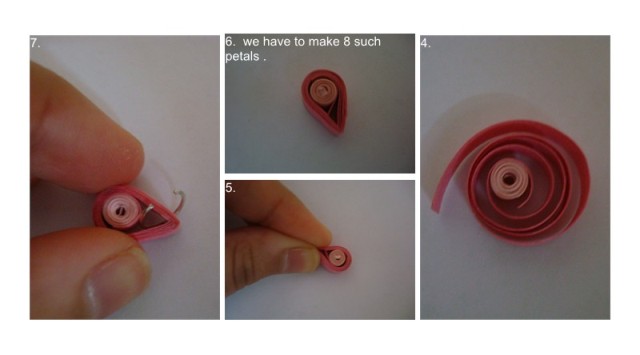 Paper Quilled  Earrings – Do it Yourself  (2)