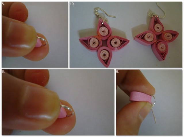 Paper Quilled  Earrings – Do it Yourself  (3)