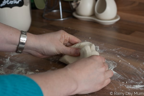 Kid Approved classic Salt Dough Recipe that is in grammes and oz perfect for rainy day activities and works every time.