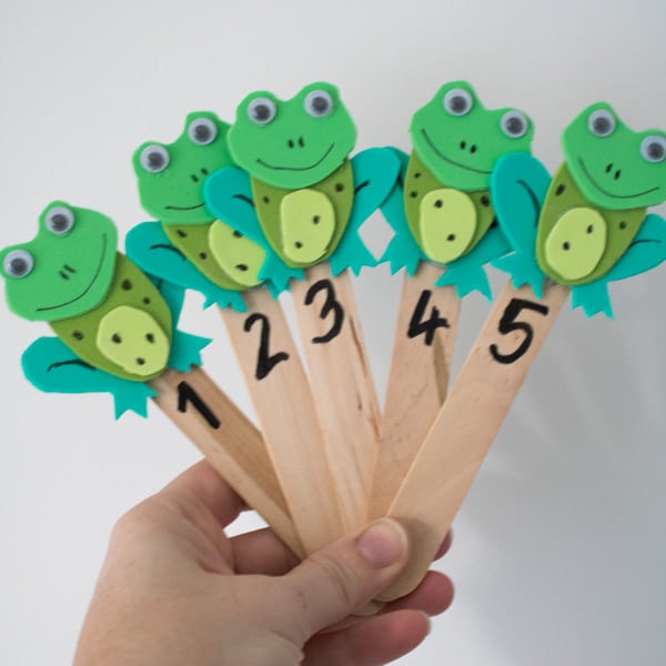 Create your own puppets to use in circle time or with your child for the popular children