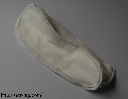 Sew the insole
