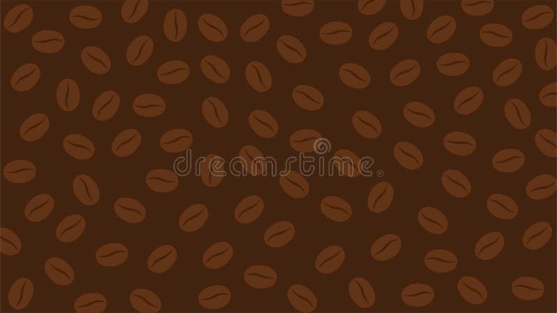 Abstract Background with Coffee Bean Pattern. Simple background, abstract background with coffee bean pattern. Vector design by Pitripiter vector illustration