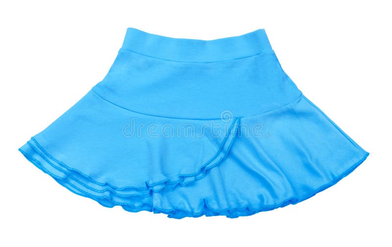 Baby jersey light blue skirt stock photos