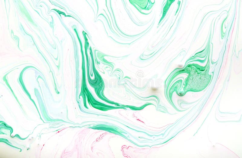 Beautiful abstract painting is a painting technique Ebru. Floating, concept. royalty free stock images