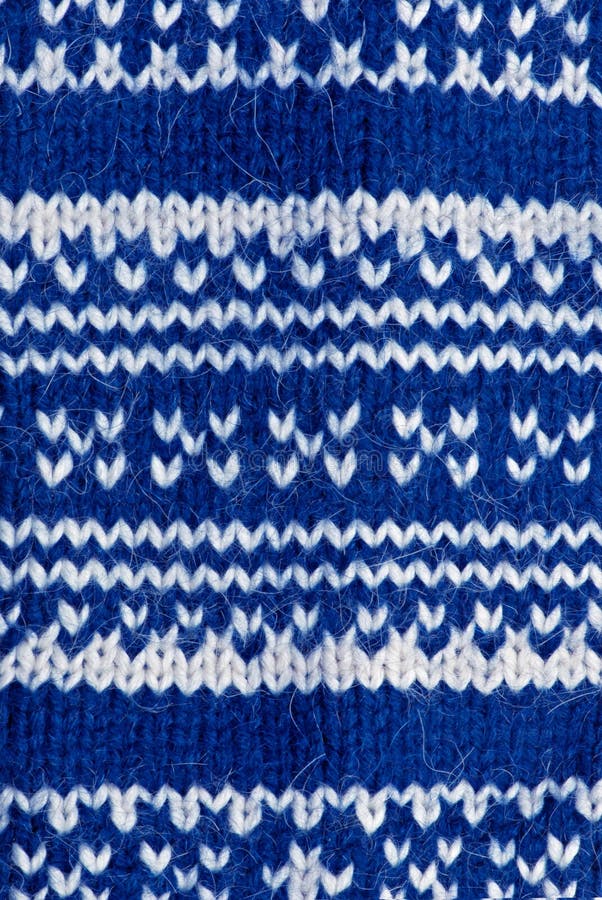 Blue knitting background royalty free stock images