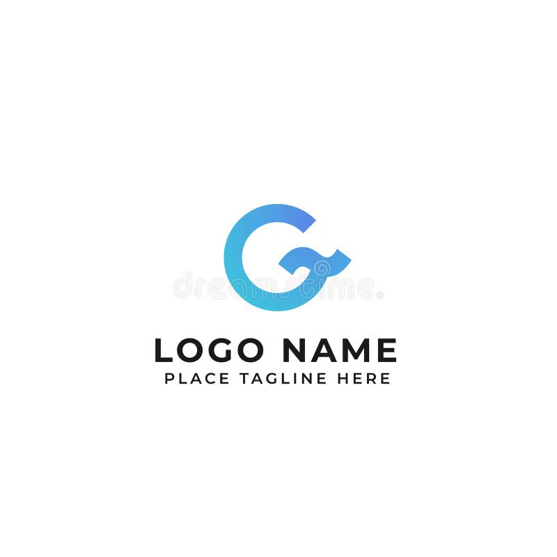 G letter logo design ocean wave concept. circle with tilde symbol vector icon illustration vector illustration