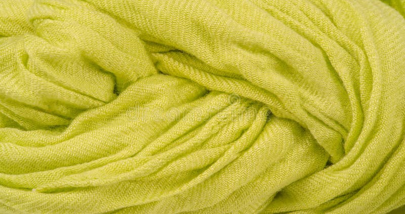 Texture, background, pattern, postcard, silk fabric, light green color, aureolin, artificially wrinkled fabric, wrinkled texture,. Texture background pattern royalty free stock photos