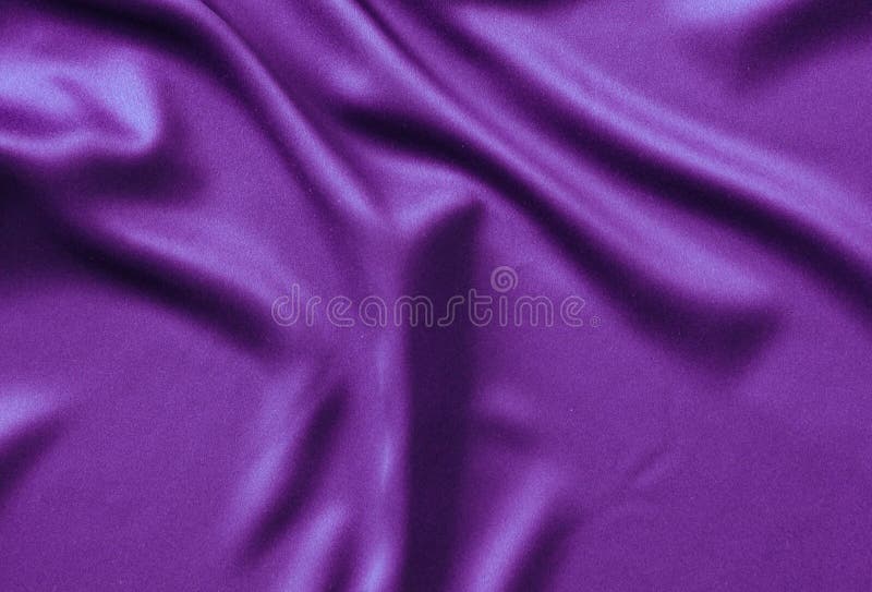 Texture satin. silk background. shiny wavy pattern canvas. color fabric, cloth purple. royalty free stock images