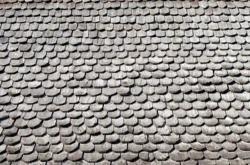 Wooden roof tiles texture royalty free stock photography