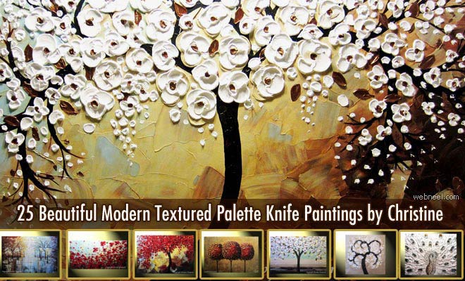 palette knife paintings