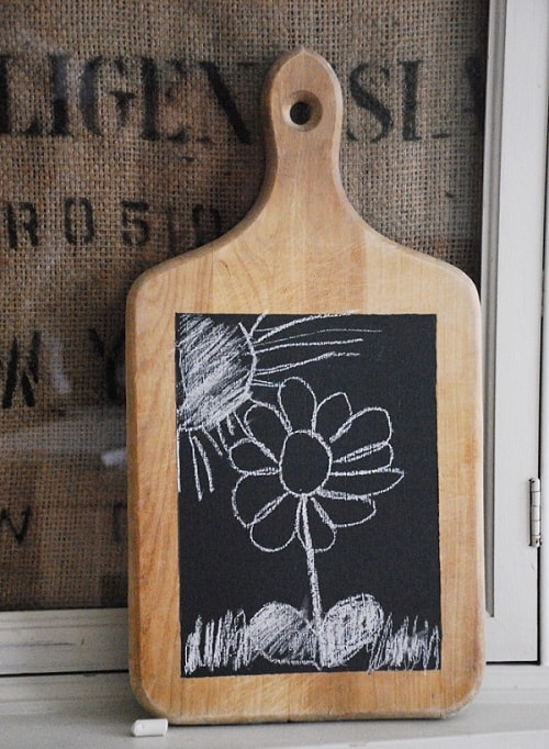 Chalk cutting board