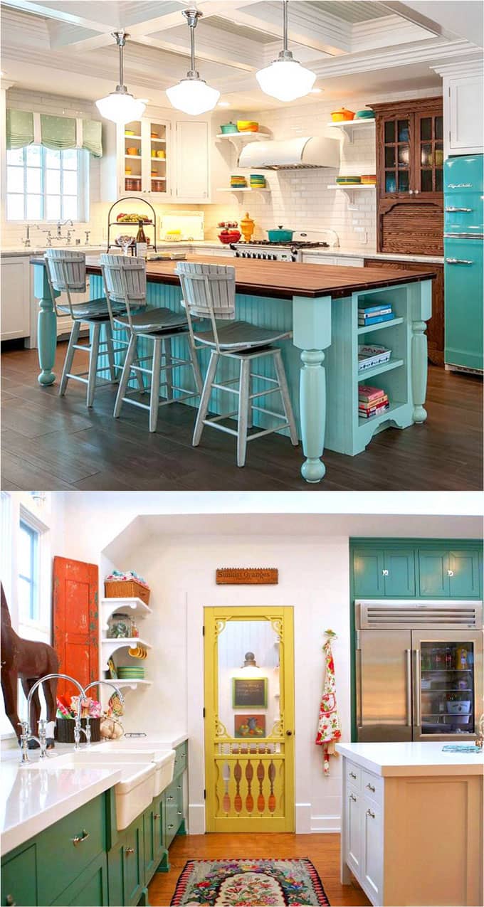 colorful kitchen paint colors.