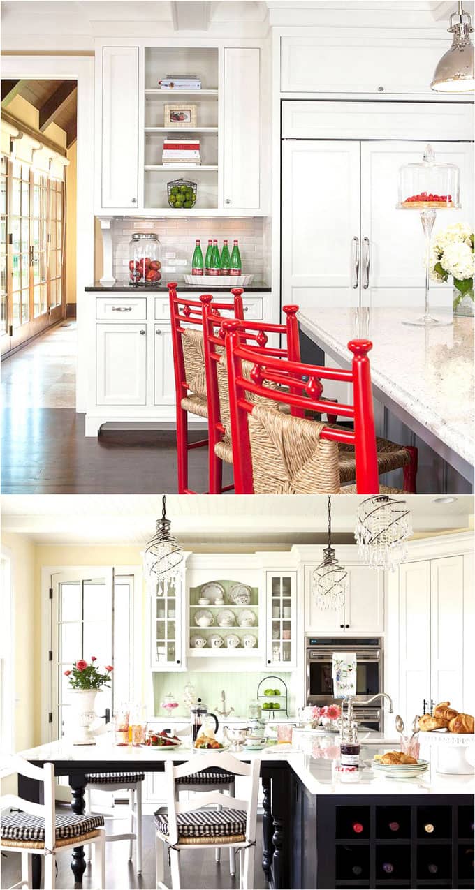 fixer upper kitchen style white kitchen cabinets