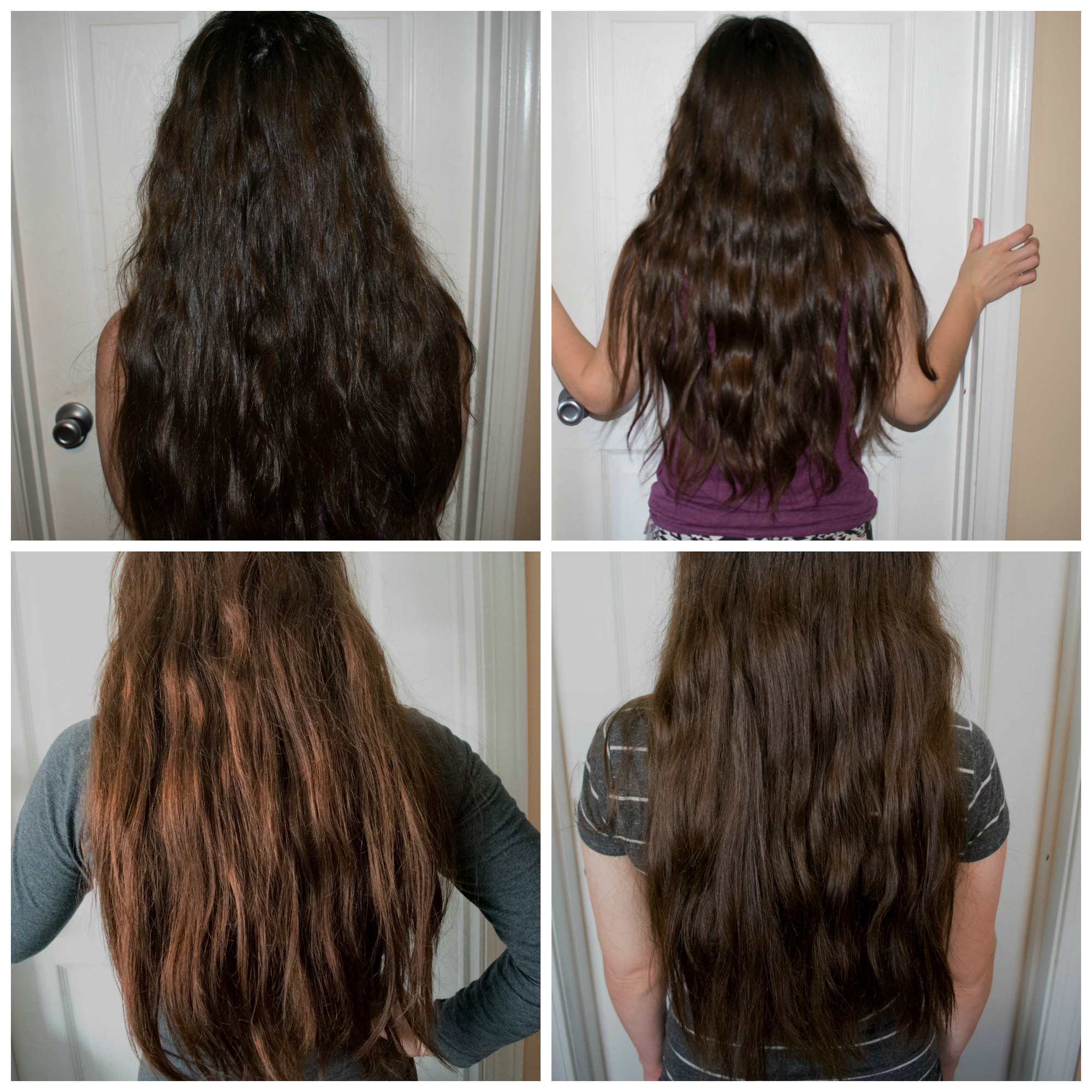 Прямые и кудрявые волосы до и после