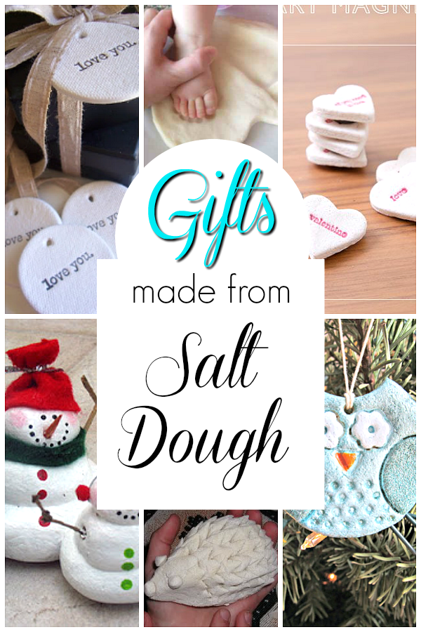 Homemade gifts for kids to make using salt dough! #saltdough #homemadegifts #christmasgifts #preschool #kids #holiday #crafts