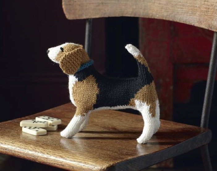 Free Beagle Dog Knitting Pattern