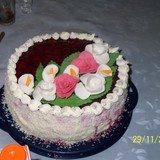 Торт "малиновая нежность"
