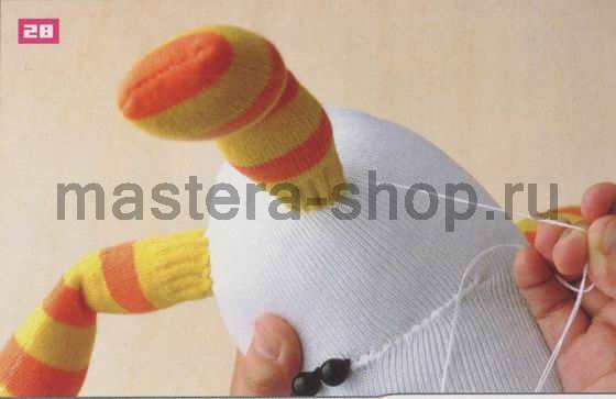 Мастер-класс по шитью игрушек из носков: Собачка