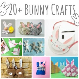 20+ adorable little bunny crafts, my these are all so cute! Love that there is something for everyone to make here