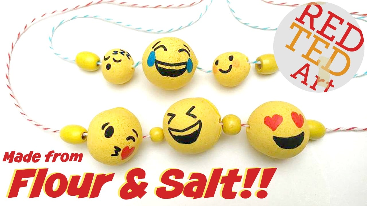 Salt Dough Beads Emoji YT