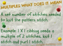 Reading stitch patterns