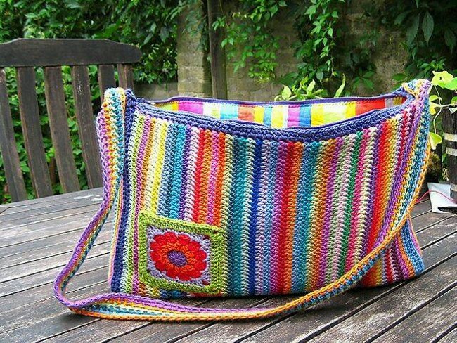 Colorful Crochet Bags