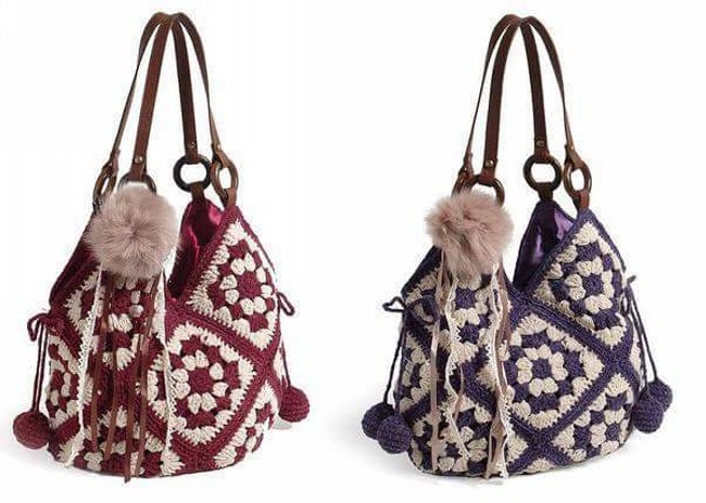 Crochet Hand Bag Pattern Idea