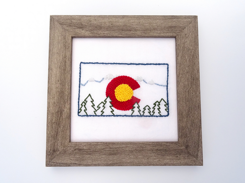 How to Frame Embroidery